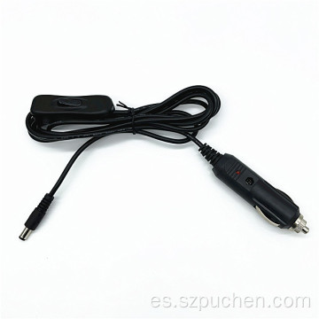 Cable de suministro de encendedor de cigarrillos con control del interruptor